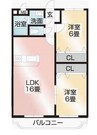 ユーミーアルシオン・ 2LDKの間取り