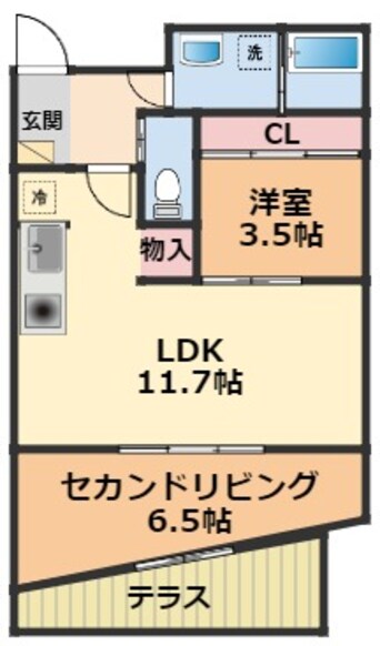 間取図 モンテルーチェ医学部前