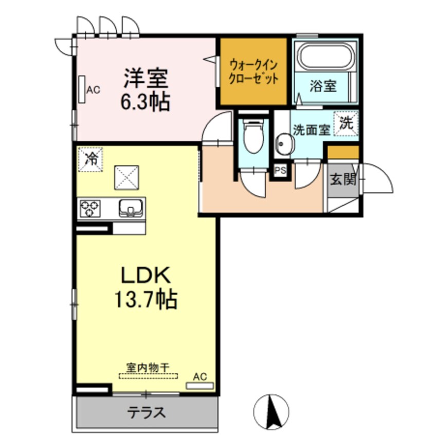 間取図 サンコート森松Ⅱ