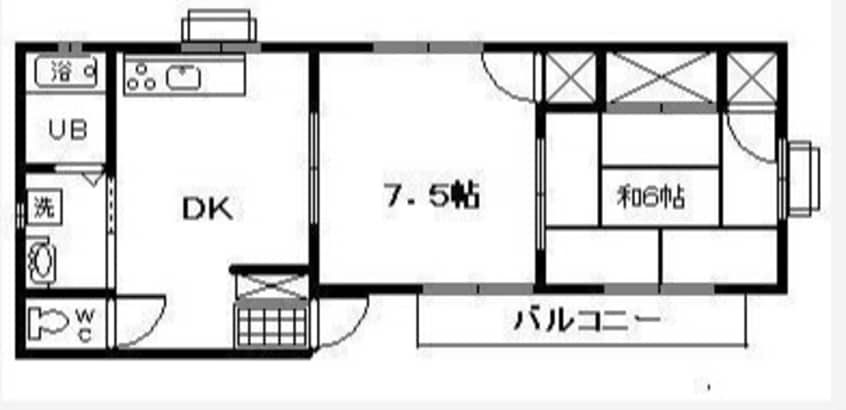 間取図 大西ハイツ・