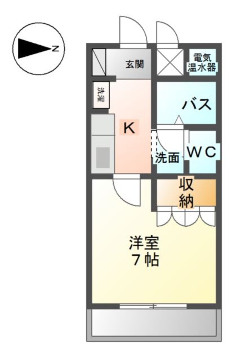 間取図 シャイン・ヒルズ久米