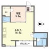 アランチアＭＫ 1LDKの間取り