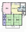 シティハイツ今村Ｃ 3DKの間取り