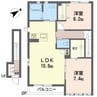 アルヴィータ畑寺・ 2LDKの間取り