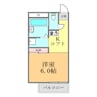 シェブー畑寺 1Kの間取り