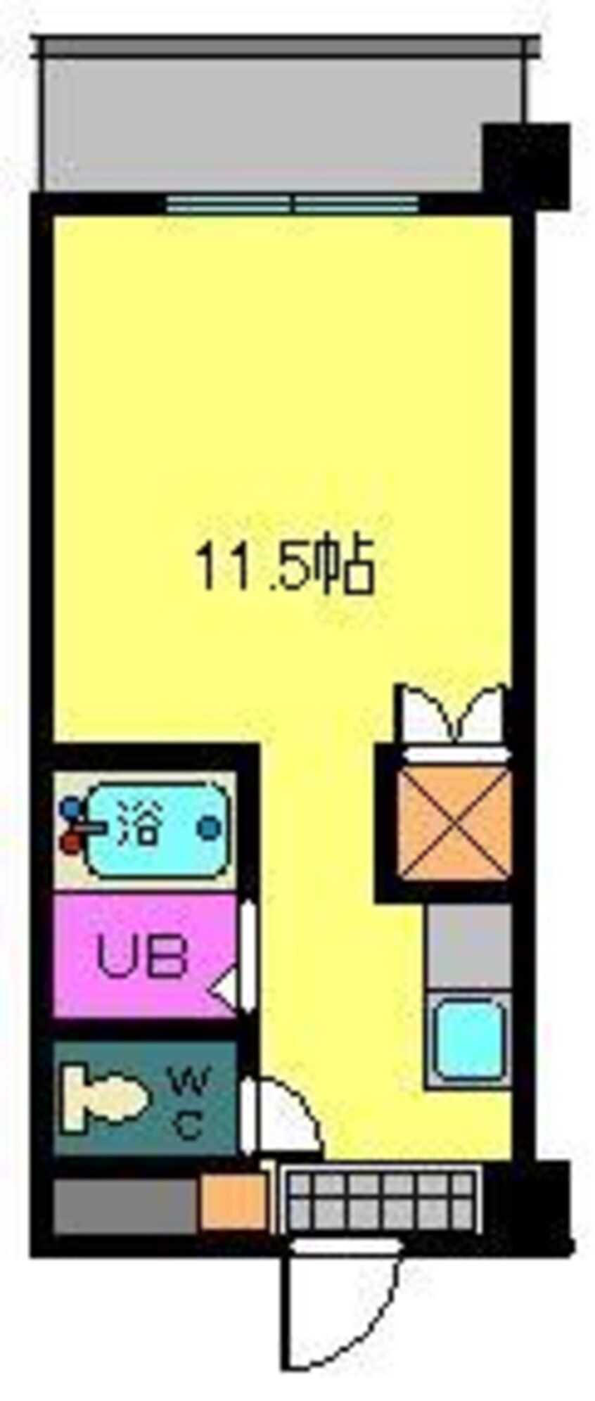 間取図 オクトワール松山中村