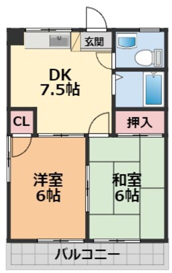 間取図 パストラルハイツ