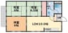 たかおマンション・ 3LDKの間取り