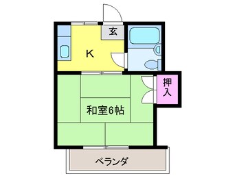 間取図 コーポさつき・