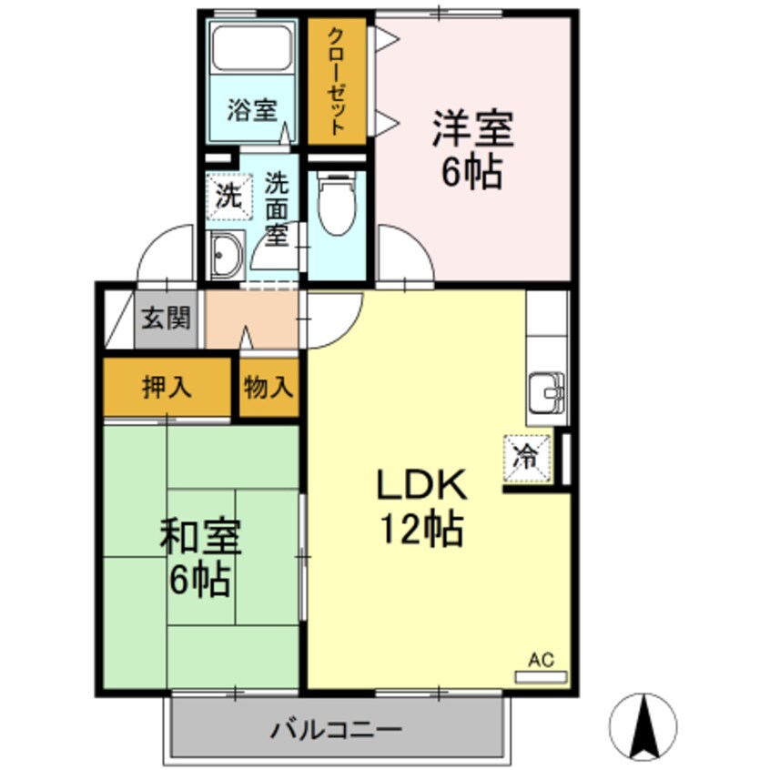 間取図 ガーデンコート　Ｂ棟