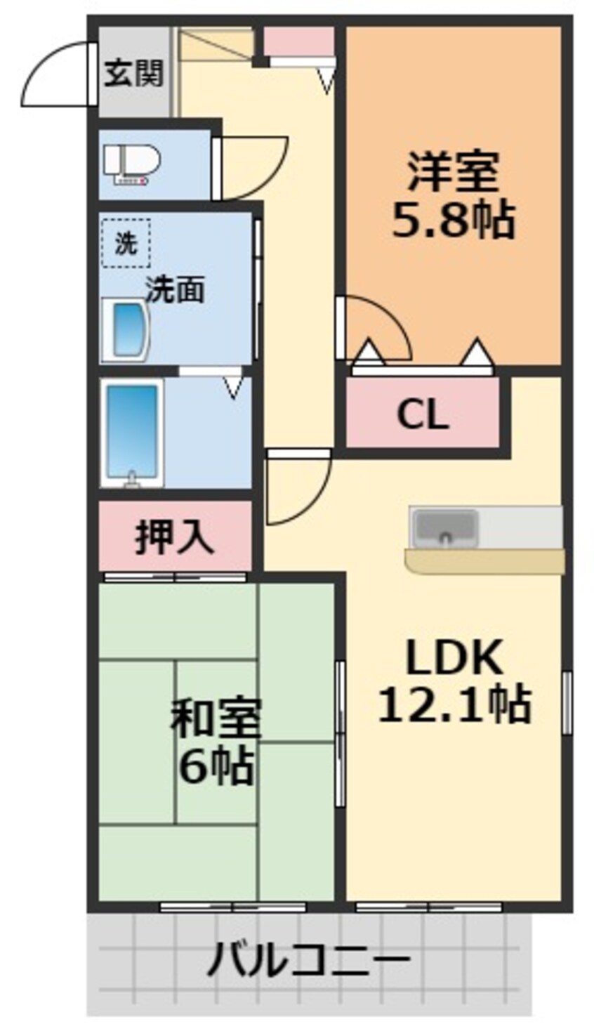 間取図 フォブールＫ＆Ｎ・