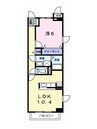 ＤＯＮＤＡハイツ 1LDKの間取り