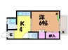 カーサ樹・ 1Kの間取り