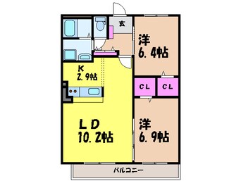 間取図 フォブールラシュレ・