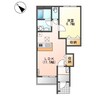 アクシア 1LDKの間取り