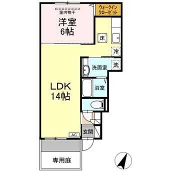 間取図 パストラル朝生田・