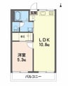フレグランスいずみB棟・ 2DKの間取り