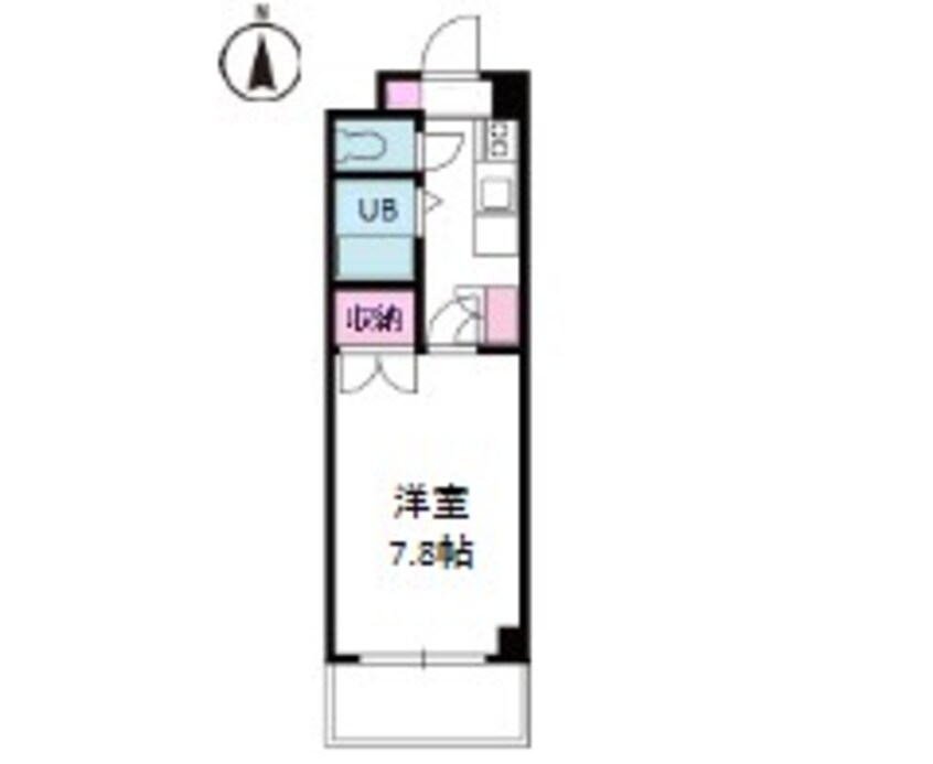 間取図 ジョイフル第１朝生田・