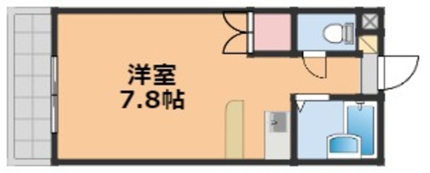 間取図 サンライズ桑原・