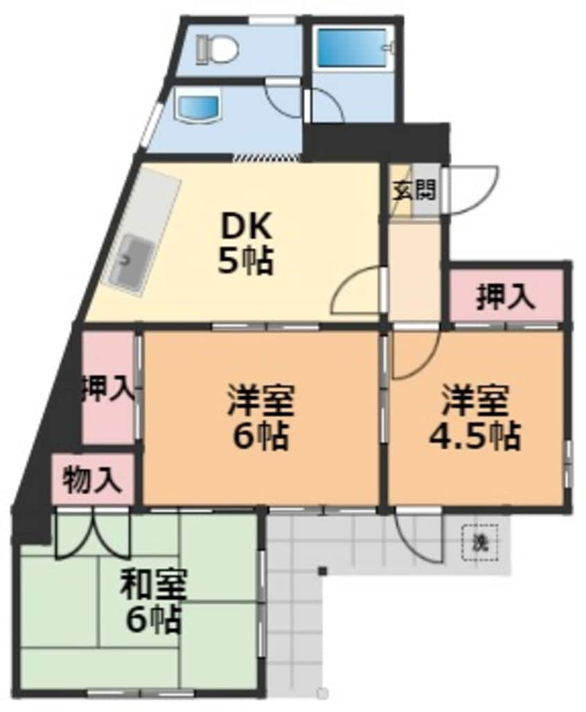 間取図 浅井マンション・