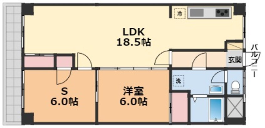 間取図 シティーマンション・