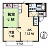 バリュージュＫ　Ｂ棟・ 2LDKの間取り