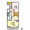 ラウレア 1LDKの間取り