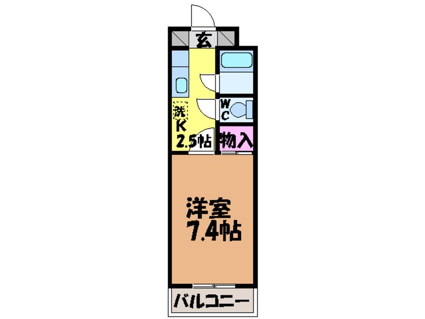 間取図 カーサグラン桑原・