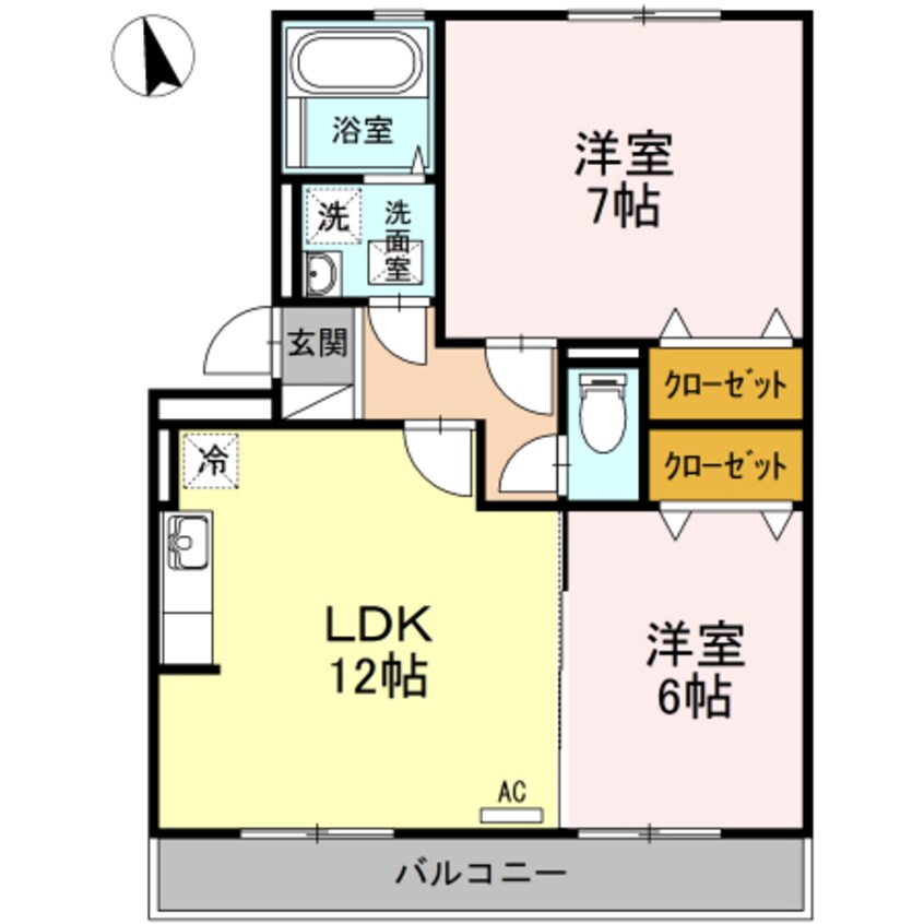 間取図 グレイスコート　Ａ棟