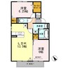 ハートパレス三好 2LDKの間取り