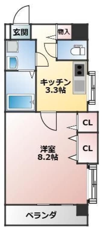 間取図 リューレント久米・