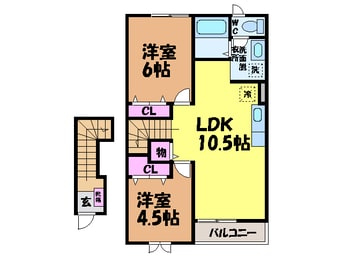 間取図 セント・ビレッヂ