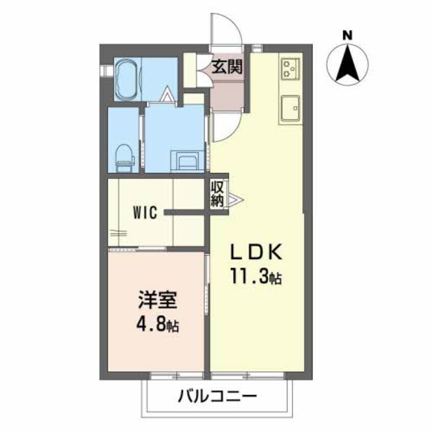 間取図 メゾン北野Ⅲ　A・B棟・