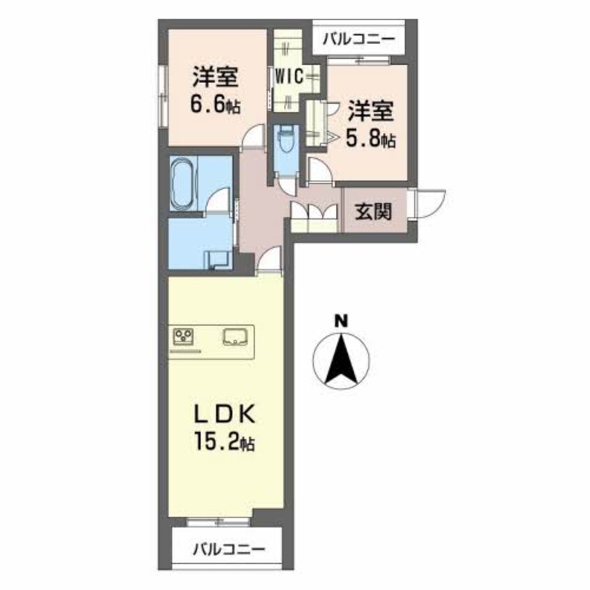 間取図 シャーメゾンキャメリア