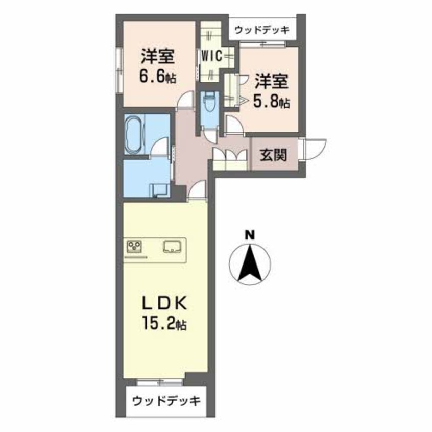 間取図 シャーメゾンキャメリア