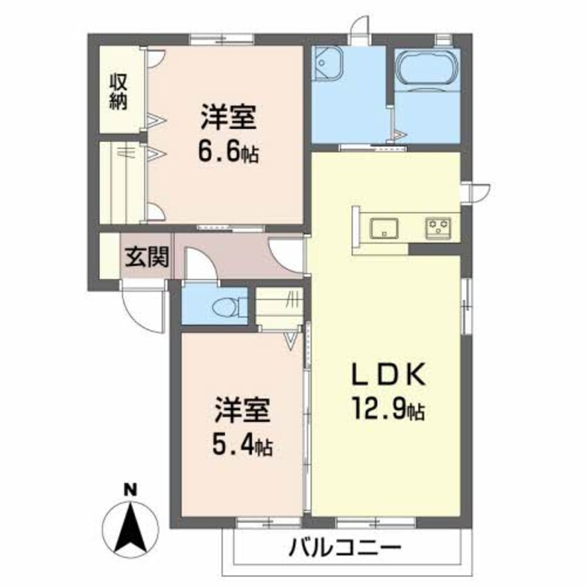 間取図 エスパルクⅡ・