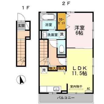 間取図 パルハイブリッジ・