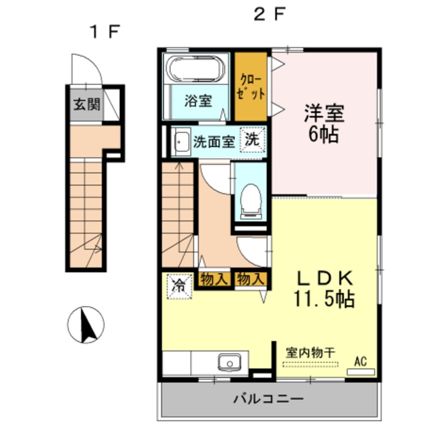 間取図 パルハイブリッジ・