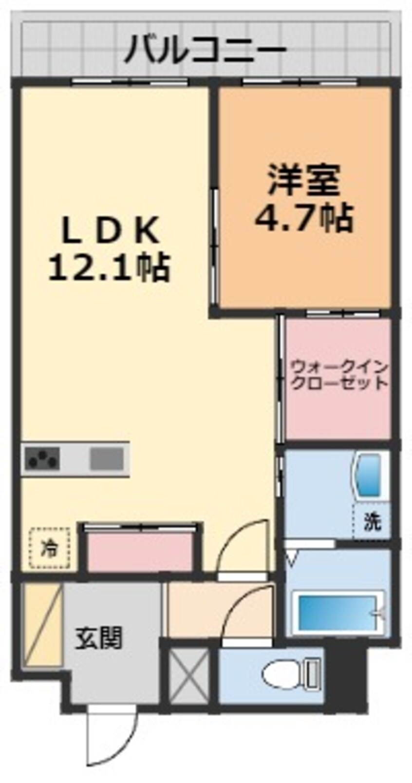 間取図 カーサヴィアンカ兼久