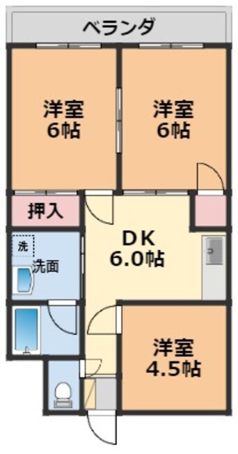 間取図 和泉パールハイツ・