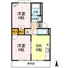 グローリアス　ミヨシ・ 2DKの間取り