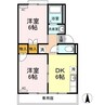 グローリアス　ミヨシ・ 2DKの間取り