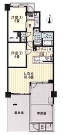 サーパス道後公園南の間取図