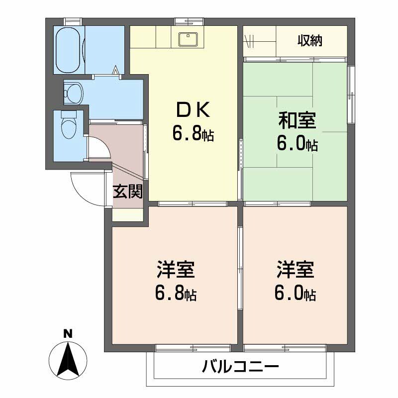 間取り図 バリュージュＭ・Ｍ