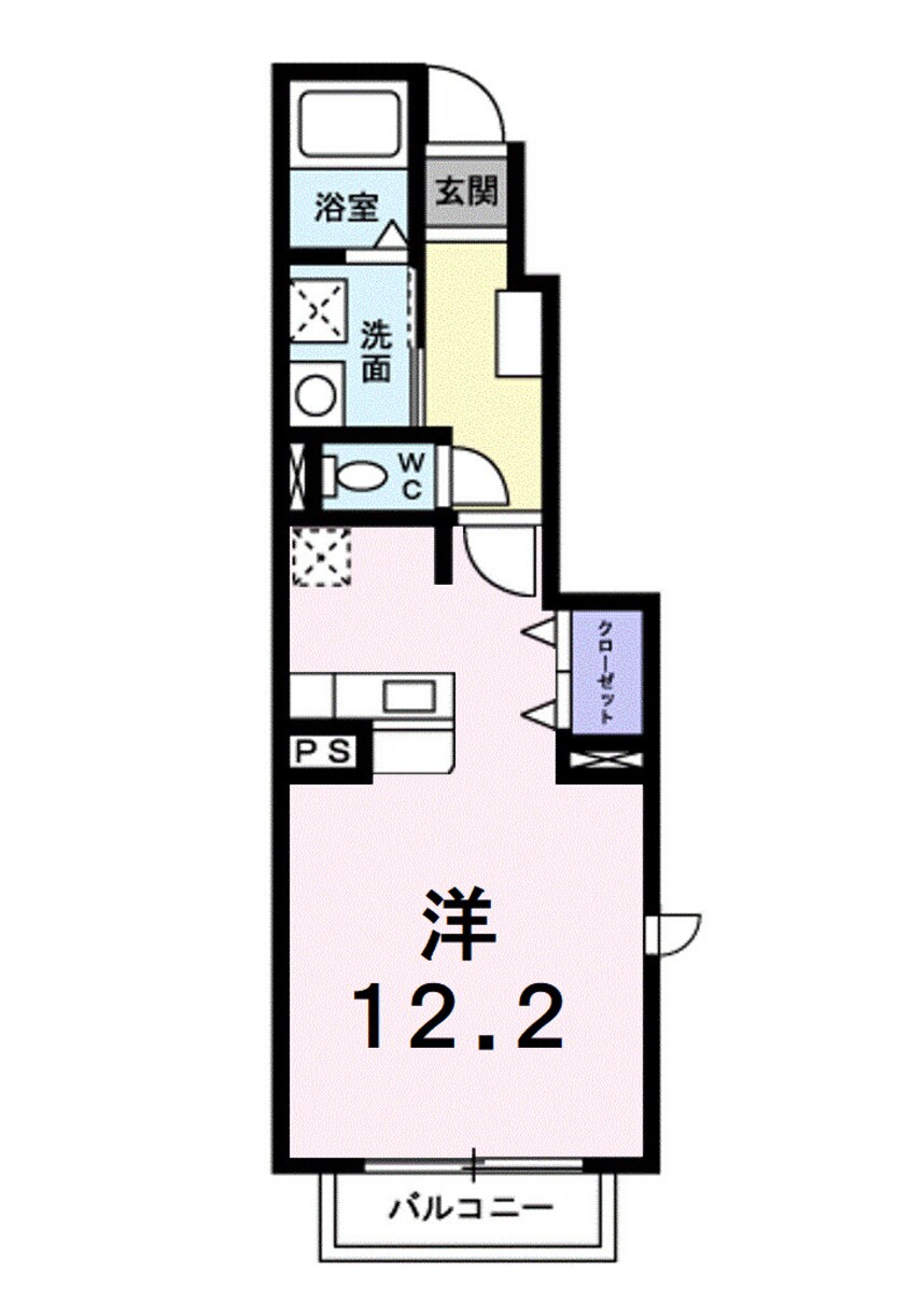 間取図 ミニヨンⅡ　Ａ