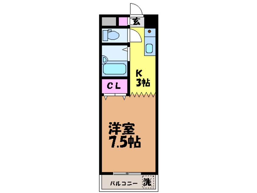 間取図 アベニューＳＡいずみ・