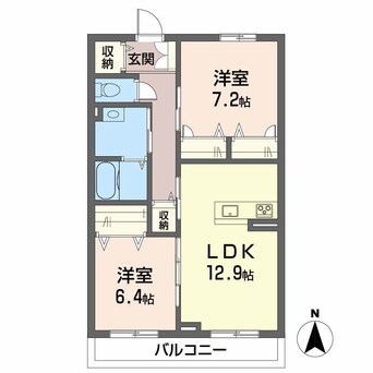間取図 グランハイツ北井門