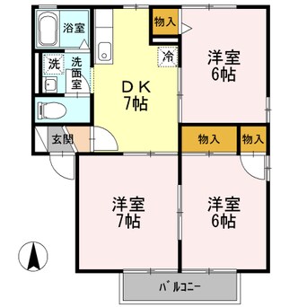 間取図 リッツハウス森松・