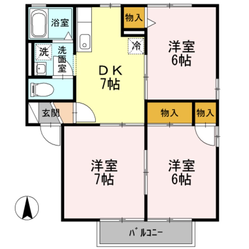 間取図 リッツハウス森松・