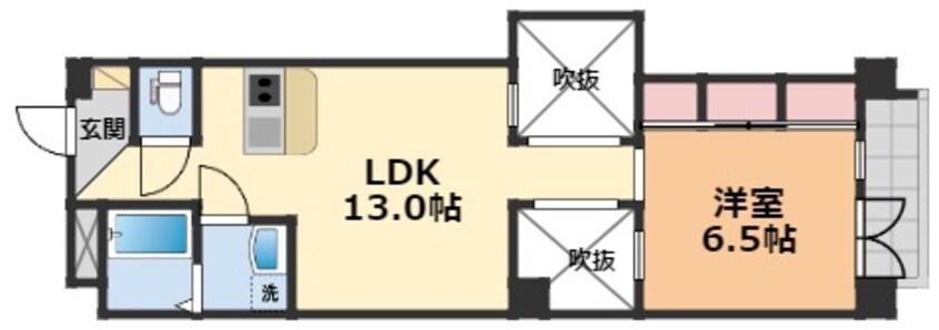 間取図 シェ・ドゥーヴル